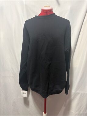 Hanes Black Men's Crewneck Sweatshirt